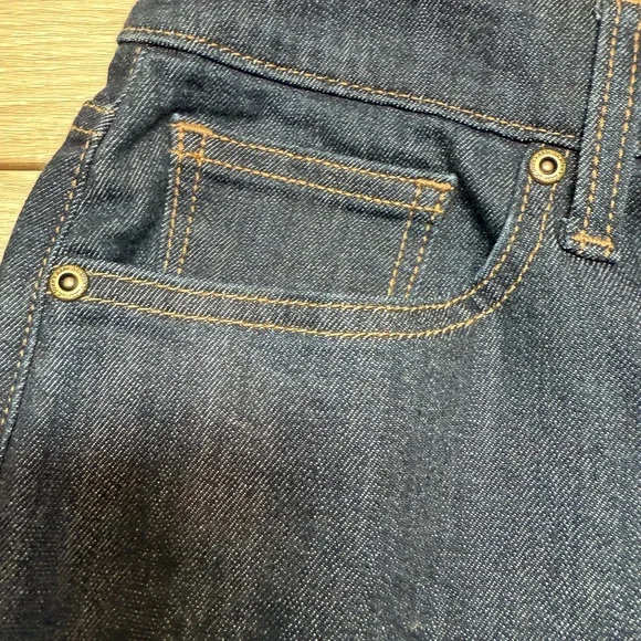 St. John’s Bay Straight Leg Dark Blue Jeans - Picture 2 of 4